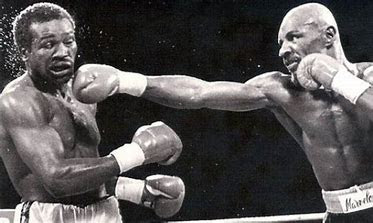 Image result for pictures of marvelous marvin hagler vs boxers