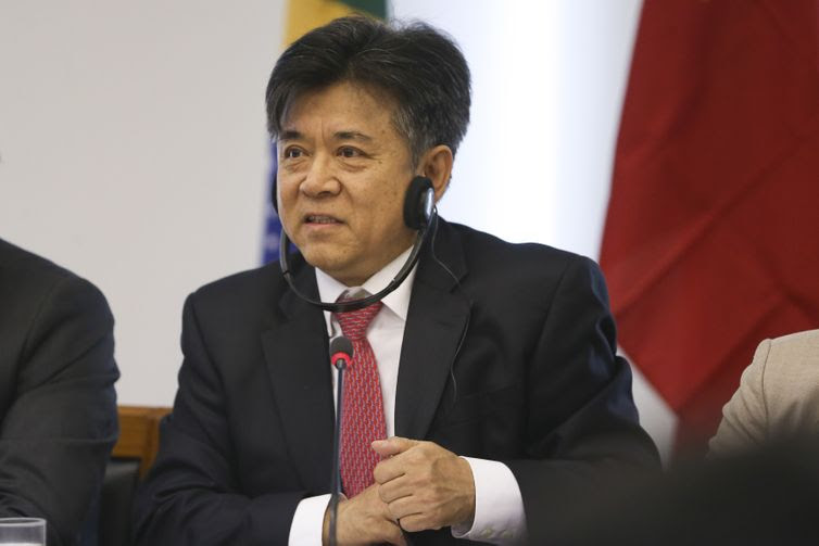 José Cruz/ Agência Brasil/Agência Brasil Brasília - O embaixador da China no Brasil, Li Jinzhang, durante o Encontro Empresarial Brasil-China (José Cruz/ Agência Brasil)