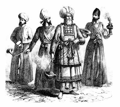A
                      depiction of the Jewish priests