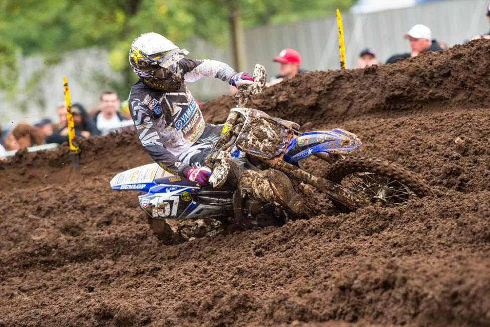 Rookie Plessinger earned the first overall podium finish of his career.Photo: Simon Cudby