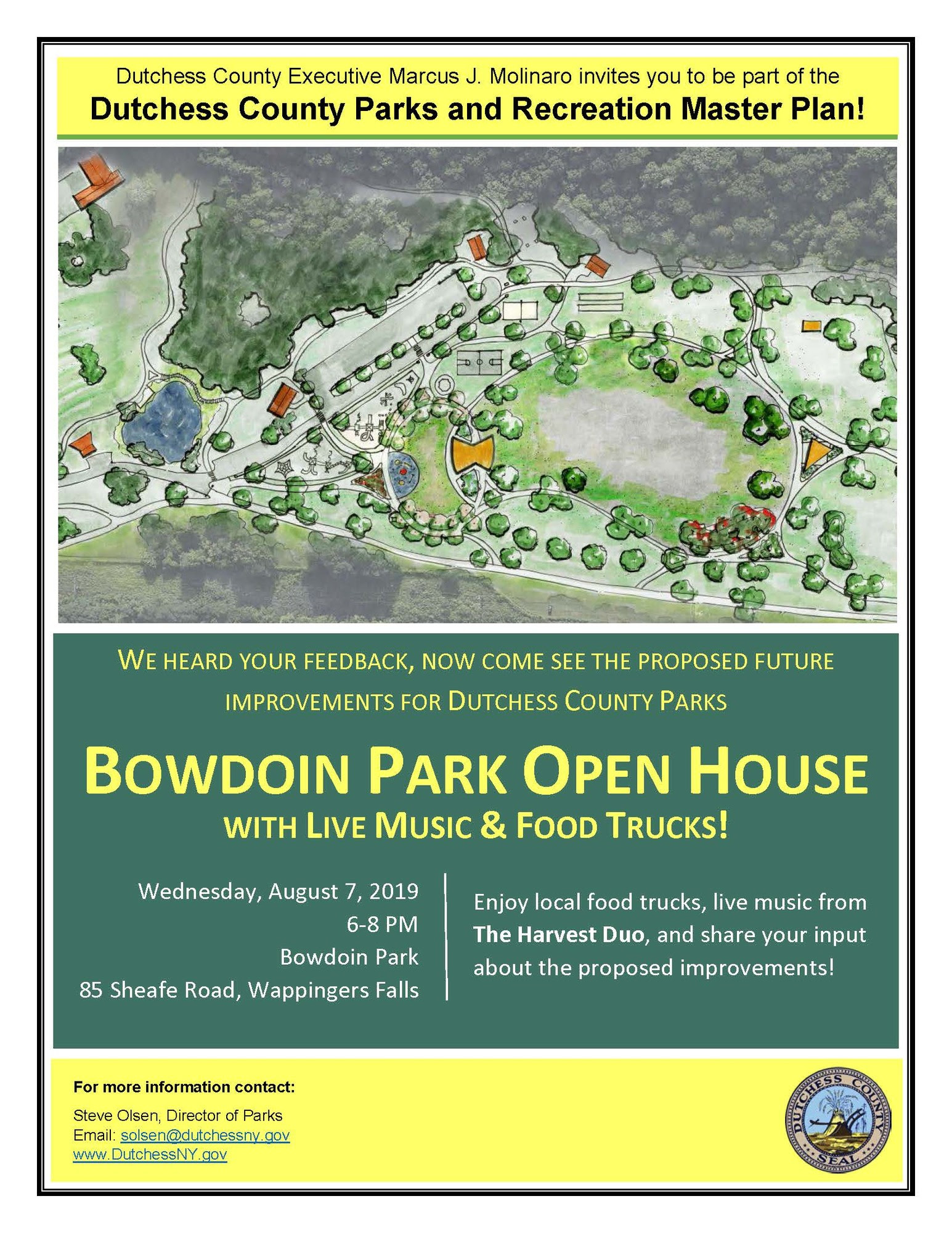 Parks Outreach Event at Bowdoin Park to Include Live Music & Food Trucks The Harlem Valley News