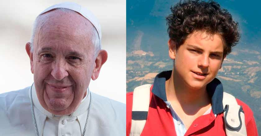 papa francisco reconoce milagro para beatificar joven genio de la tecnologia carlo acutis