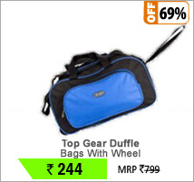 Top Gear Duffle Bags With Wheel