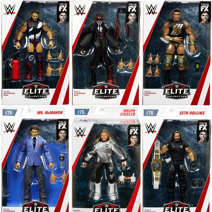 Image of WWE Wrestling Elite Series 70 - Set of 6