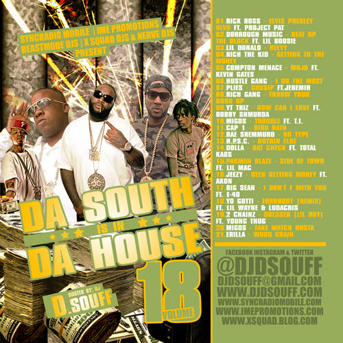 DJ D.Souff- Da South is in Da House Vol.18back