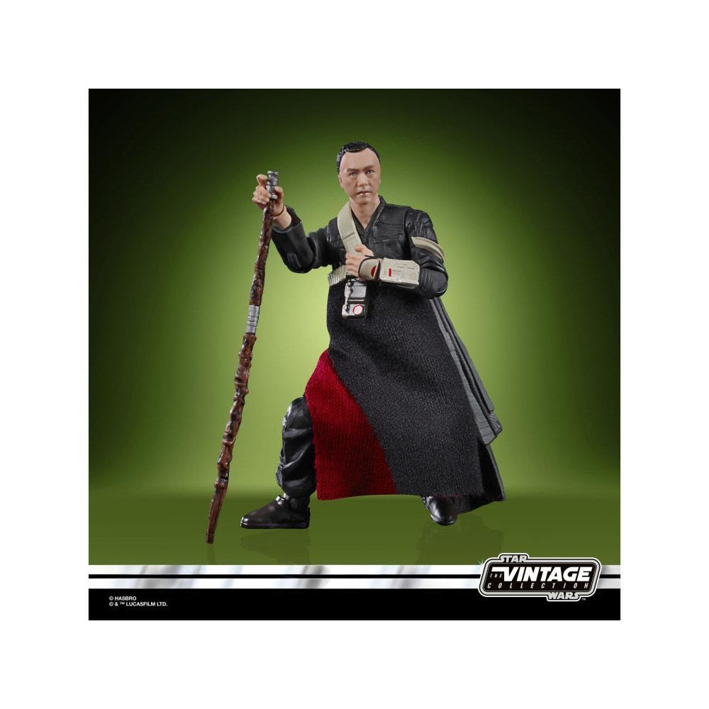 Image of Star Wars The Vintage Collection Chirrut Imwe 3 3/4-Inch Action Figure - SEPTEMBER 2020