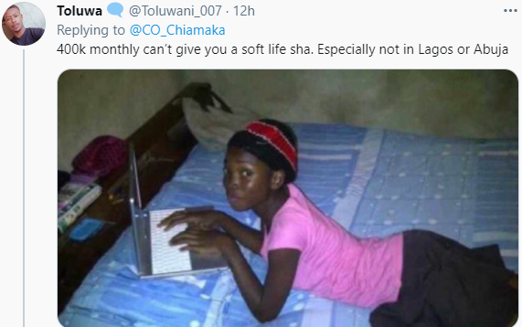 Nigerians react after lady tweeted 