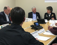 Dr. Lurie talks to Congressional delegation in Flint
