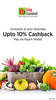 Get 10% cashback when you p...