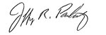 Jeff Pankratz signature Jeff Pankratz signature