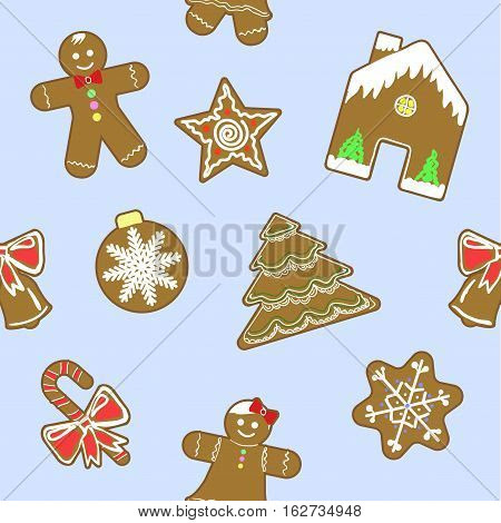 Set Of Different Gingerbreads