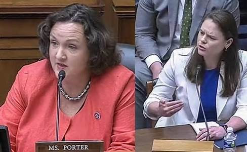 'How dare you?' Katie Porter clashes with Republican witness at gun violence hearing