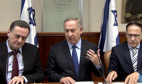 PM Netanyahu's Remarks at the weekly cabinet meeting, Dec. 25, 2016