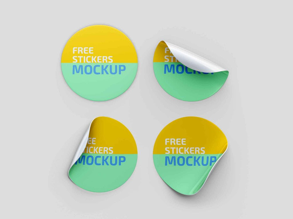 18 Best Free Sticker Mockups Collection for Your Branding DroitThemes