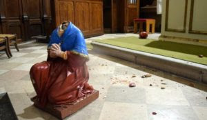 France: Statue found beheaded inside chapel