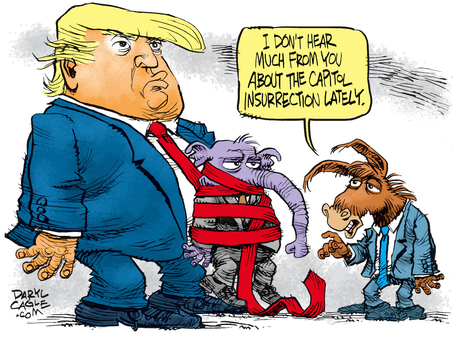 Republicans silent on the insurrection to curry favor with Trump
