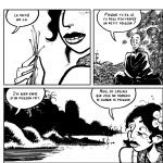 Extrait de la bande dessinée "Les sentiers du Nirvana", scénario et dessin Mark Hendriks, Warum. (Copyright : Warum)