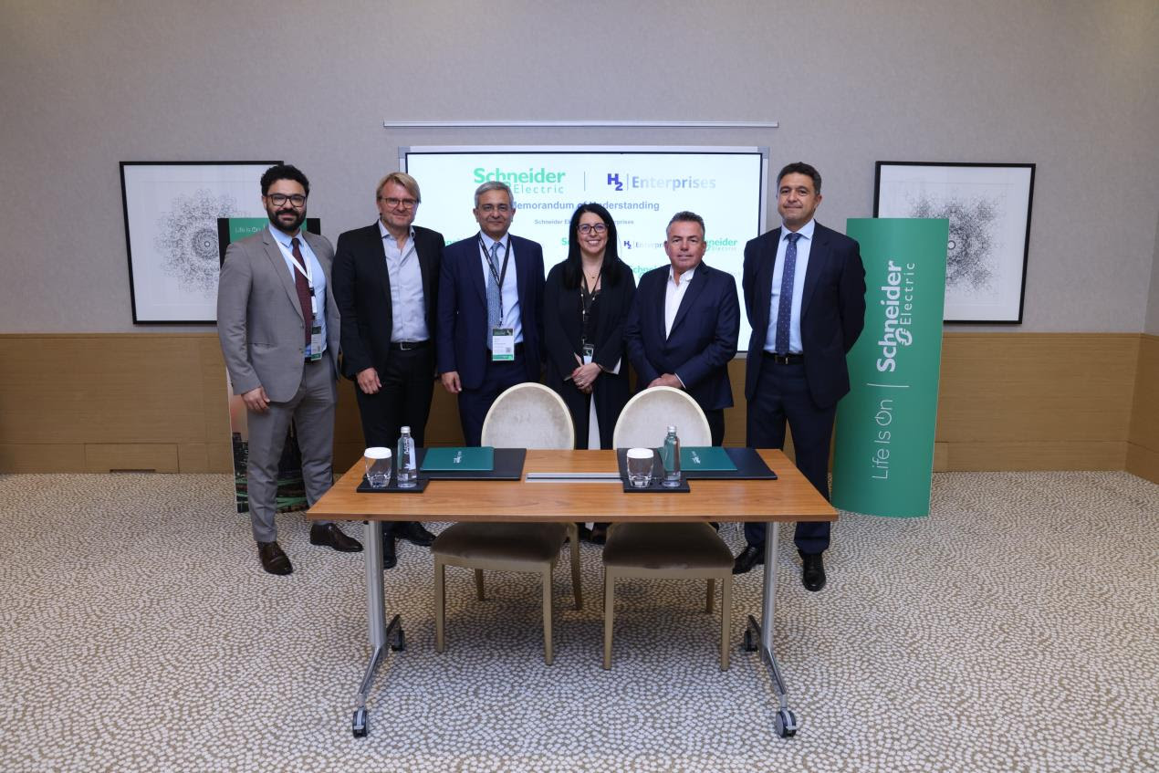 Schneider Electric and H2-Enterprise to decarobnise the Middle East and Africa