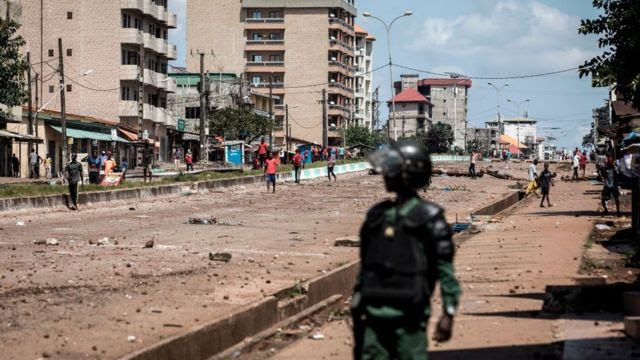 Des manifestations post-électorales à Conakry, en Guinée