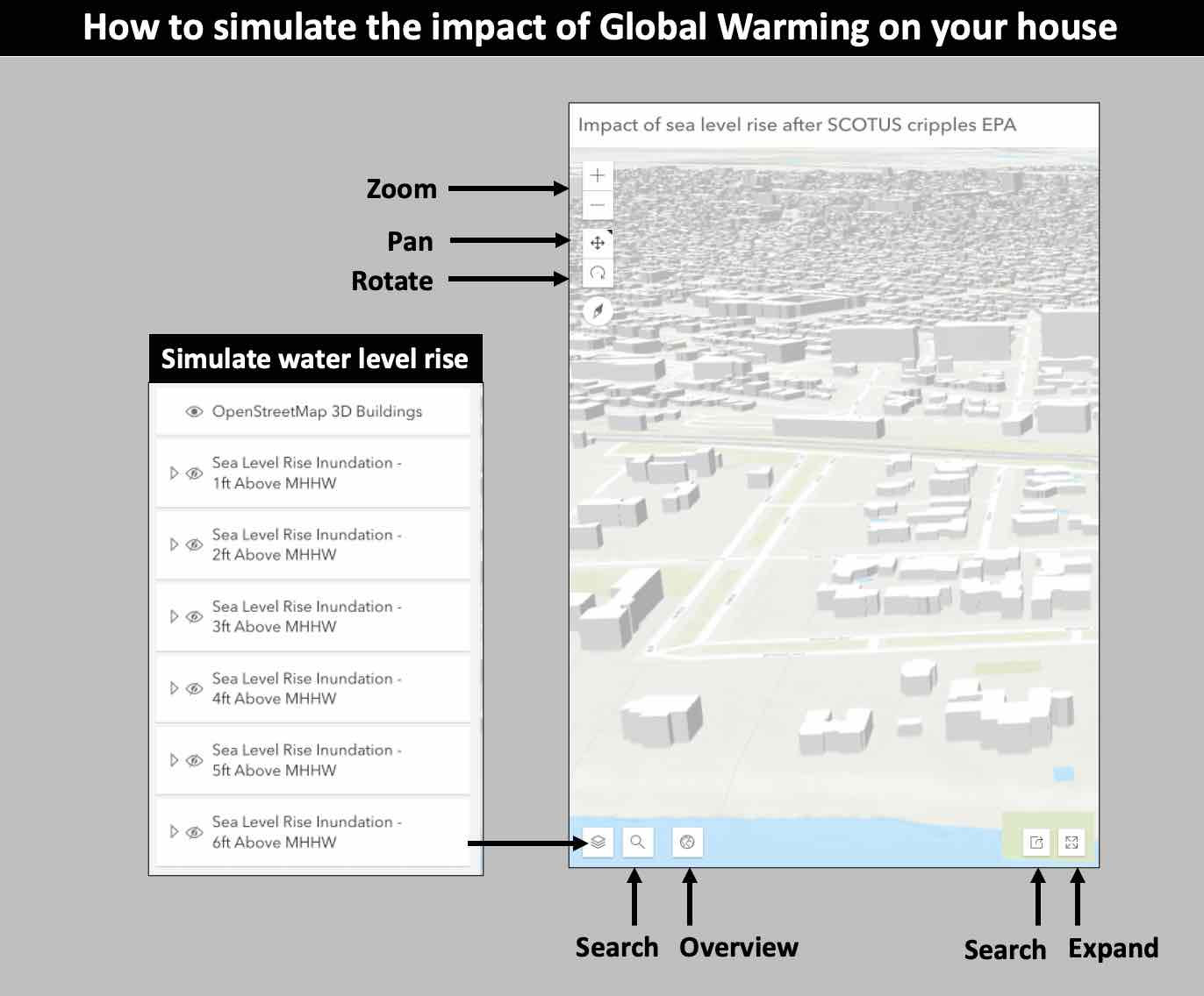 How to simulate the impact of Global Warming on your house.