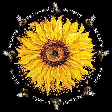 Sunflower-Bee-Loving
