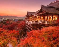 Kiyomizudera Temple in Kyoto, Japan during fall