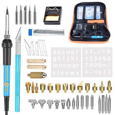 48Pcs 110V/220V Adjustable Temp Solder Iron Tool Kit