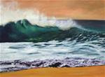 12 x 16 inch acrylic Big Wave - Posted on Friday, February 13, 2015 by Linda Yurgensen