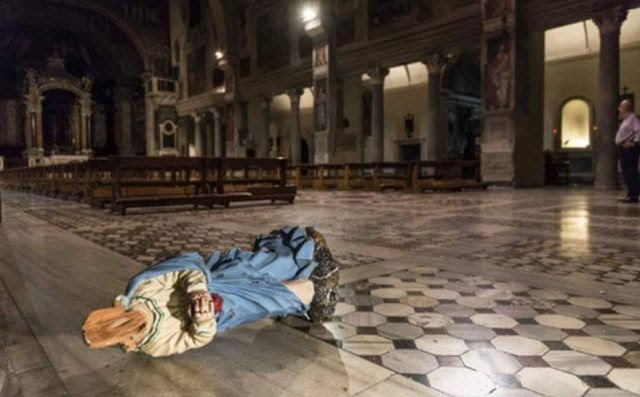Moslimský vandal útočil na štyri rímske kostoly