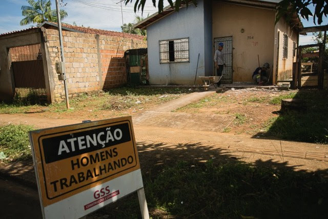 Casa no RUC Jatobá sob reforma