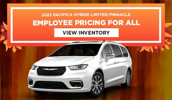 2023 Pacifica Hybrid - Employee Pricing for All