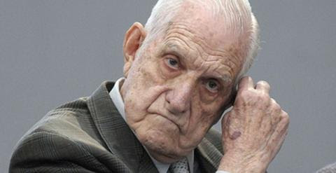 El ex dictador argentino Reynaldo Bignone. AFP