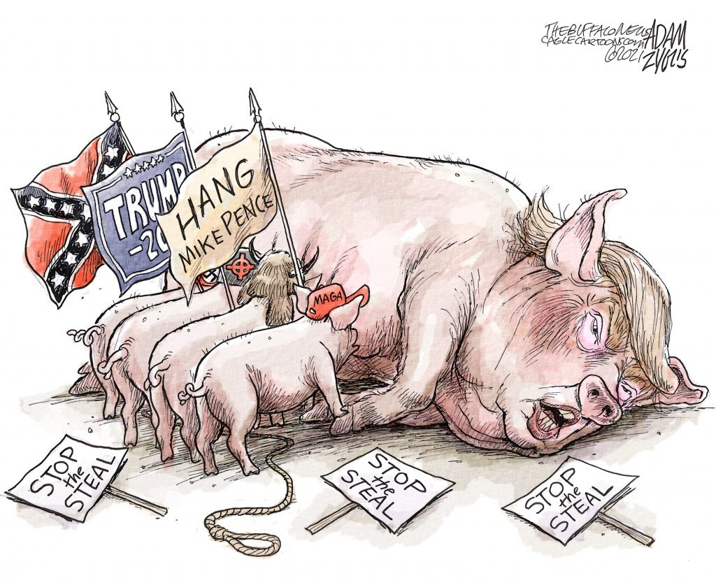 Feeding The Fringe - Adam Zyglis