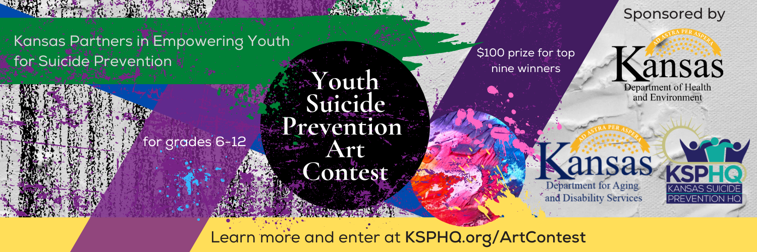 Youth Suicide Prevention Art Contest Graphic
