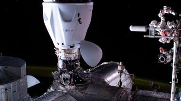 SpaceX Dragon Freedom Spacecraft Docked to Space Station
