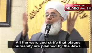 Muslim cleric: “All the corruption suffered by humanity is planned by the Jews”