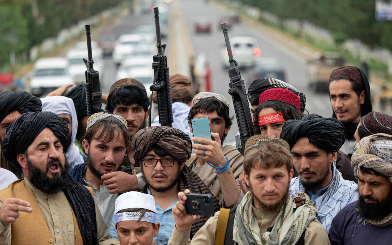 Taliban fighters in Kabul earlier this month.