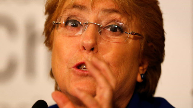 Bachelet diz que não buscará novo mandato como comissária de direitos humanos da ONU