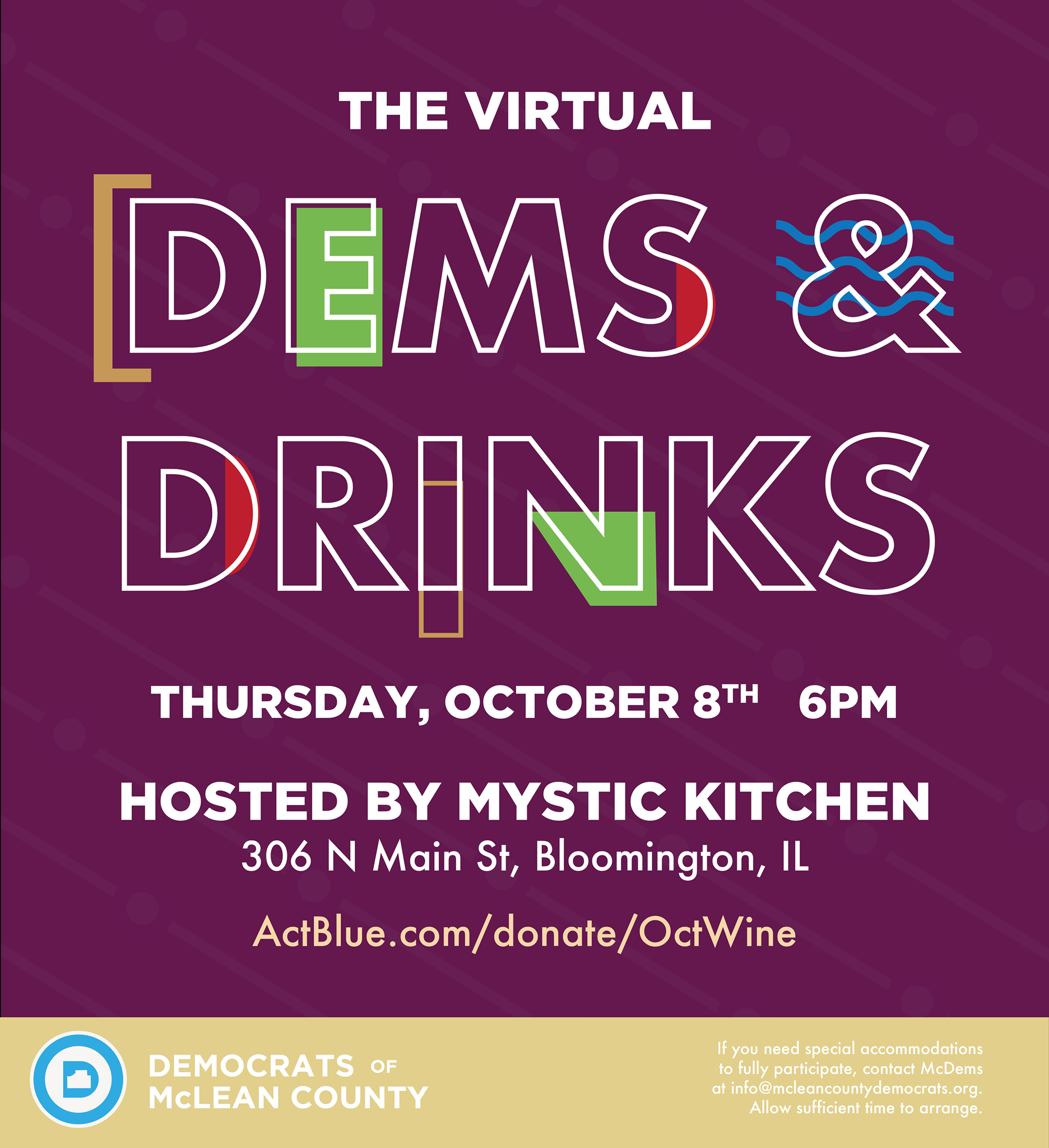 Dems and Drinks October 2020