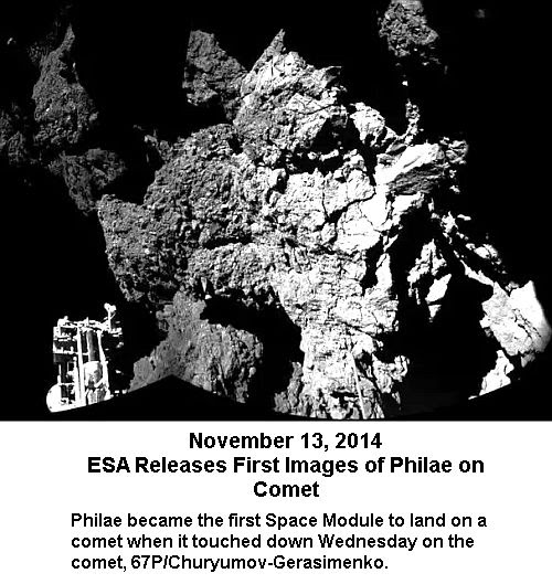 First comet image from Philae