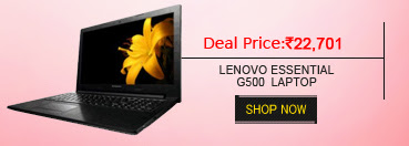 Lenovo Essential G500 (59-380722) Laptop (3rd Gen PDC/ 2GB/ 500GB/ DOS)
