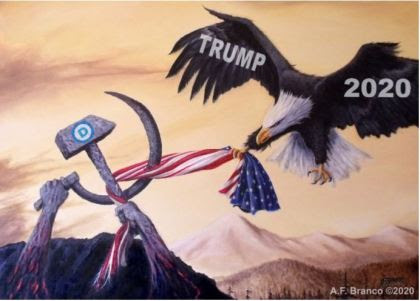 branco trump 2020 eagle