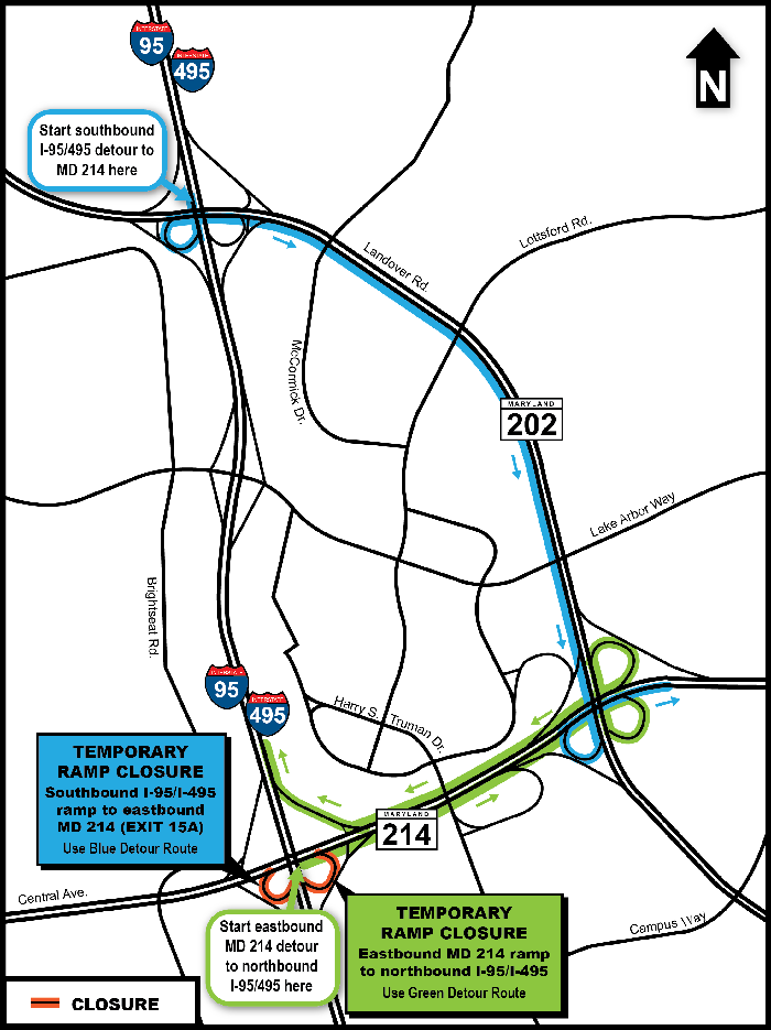 Md Beltway Project To Begin Closings And Detours Announced The Southern Maryland Chronicle
