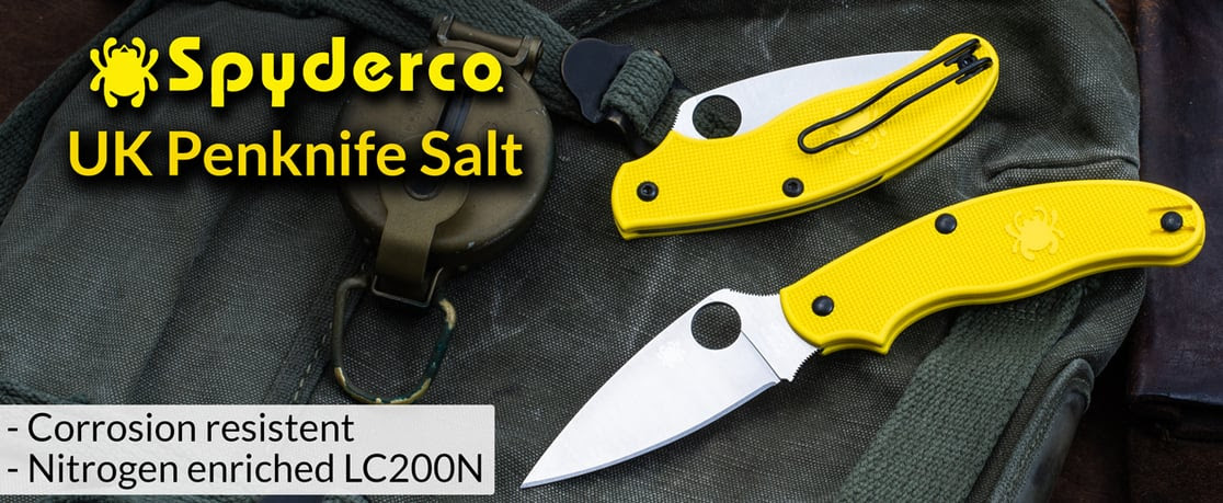 Spyderco UK Penknife Salt LC200N
