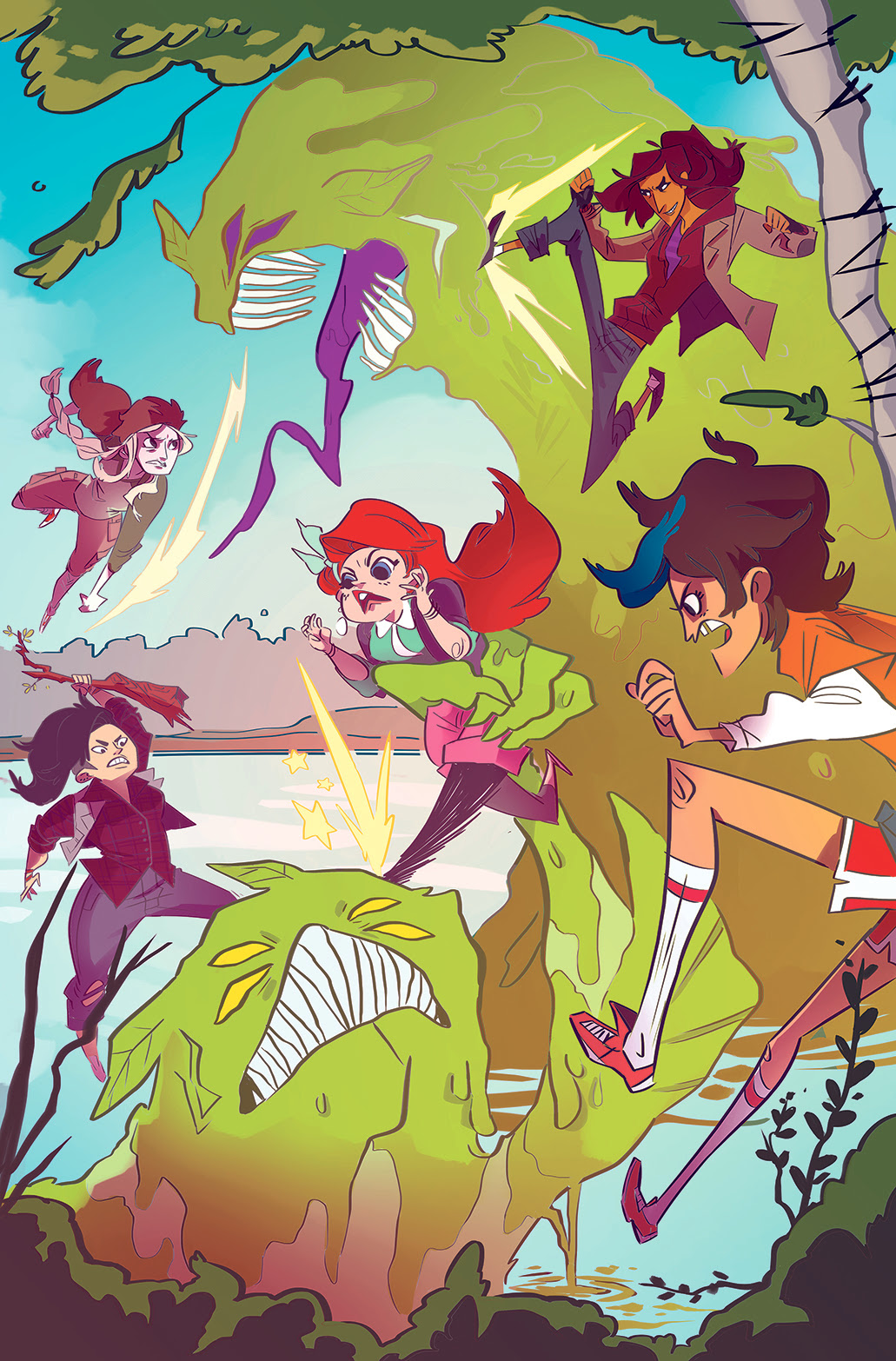 LUMBERJANES #2 Cover B by Tessa Stone