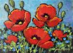 Passing Poppies - Posted on Tuesday, February 10, 2015 by Nancy F. Morgan