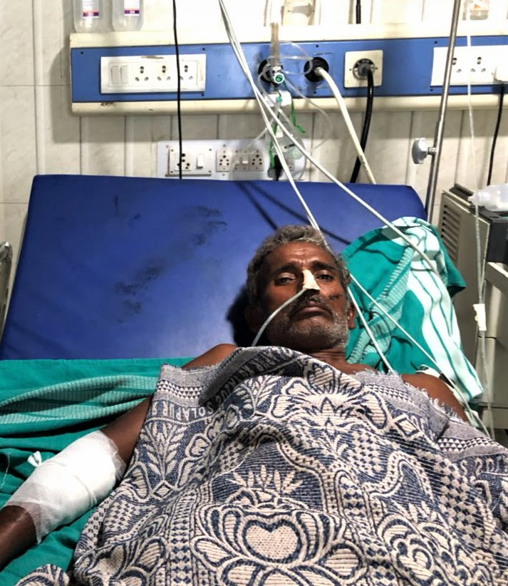  Pastor Madira Koti Reddy recovering in hospital. (Morning Star News)