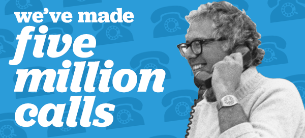 We've made five million calls
