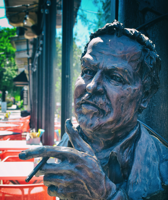 Tennessee Williams Sculpture