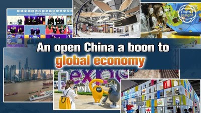 An open China is a boon to global economy (PRNewsfoto/CGTN) An open China is a boon to global economy (PRNewsfoto/CGTN)